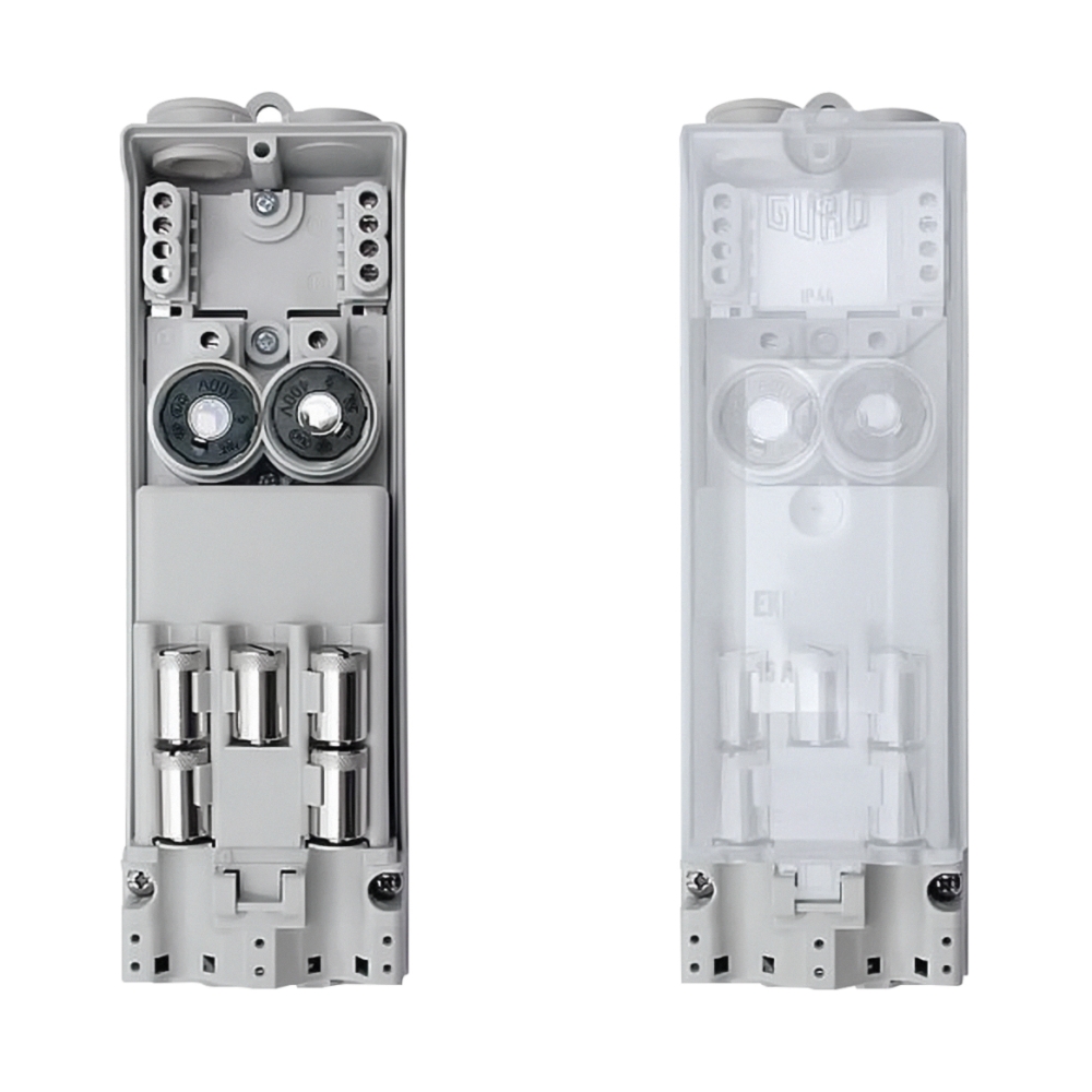 Cutie cu fuzibile st&acirc;lp 2xE14 2+3 cablu 5x16
