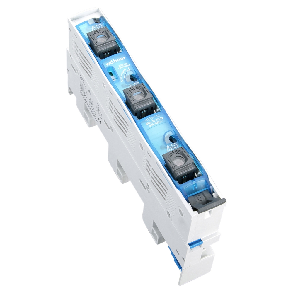 D0 busbar mounted switch-disconnector D01 and D02