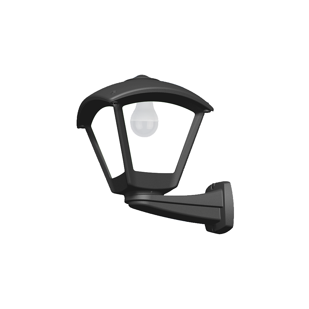 DARIO 250 GARDEN WALL LAMP 1XE27 IP55 BLACK