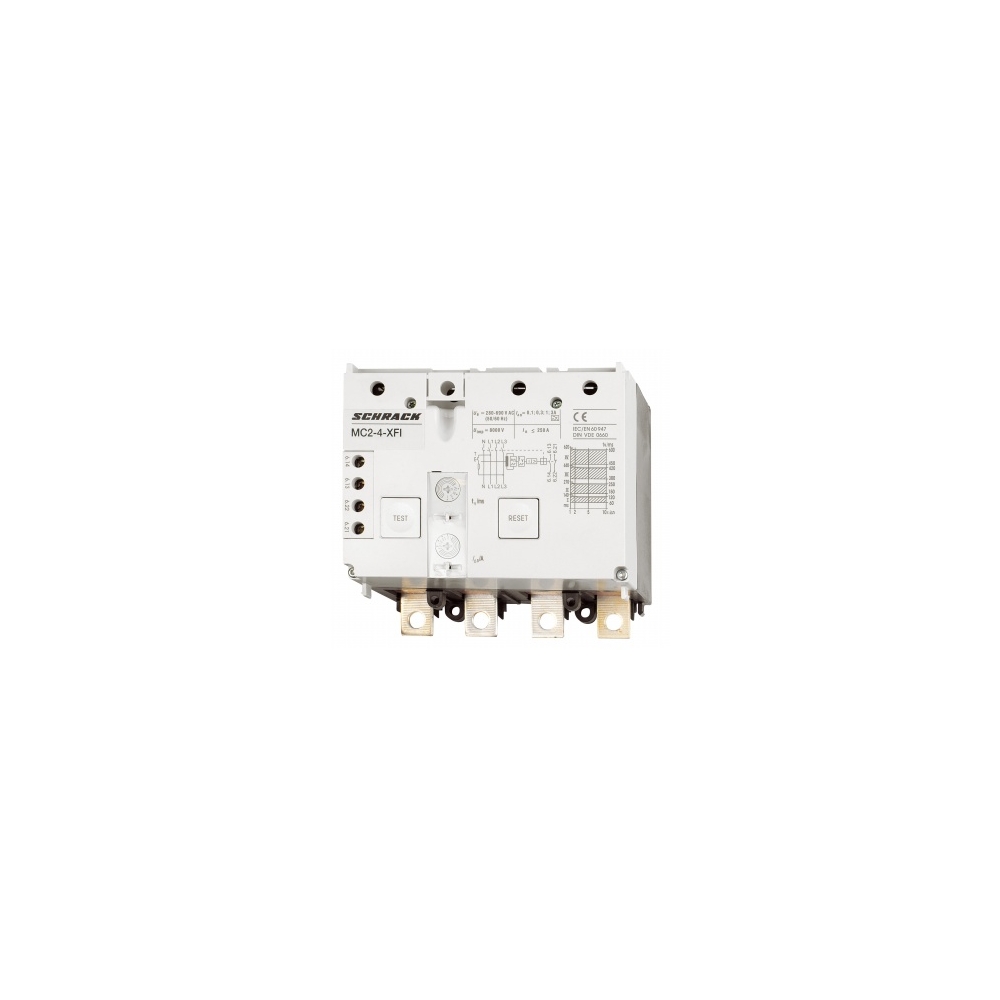 Declansator diferential 0,1-3A 4p, tip A