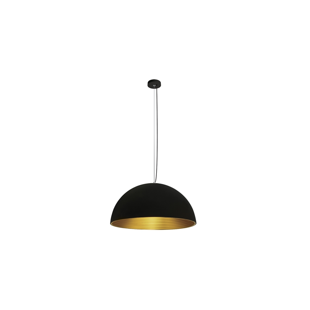 Dela 3, Pendant luminaire, 25W, E27, 100-240V, IP20, negru