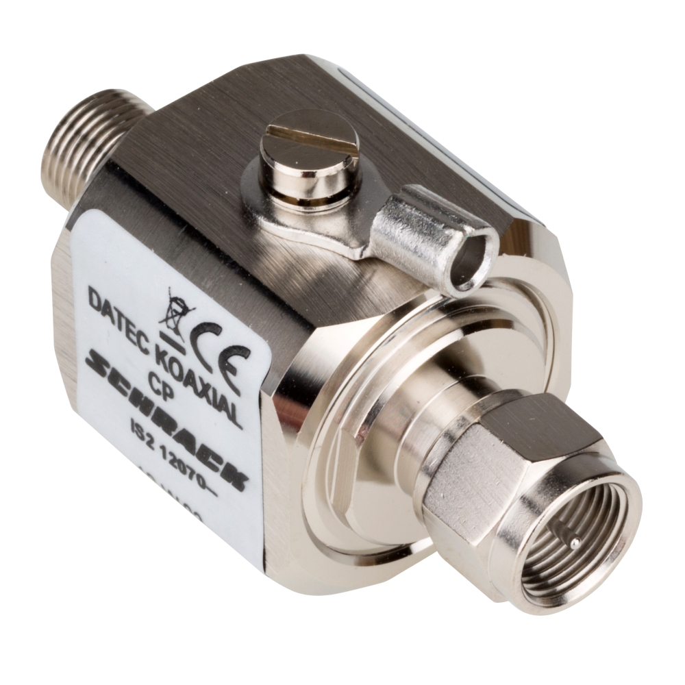 Descărcător pentru cablu coaxial, conector F