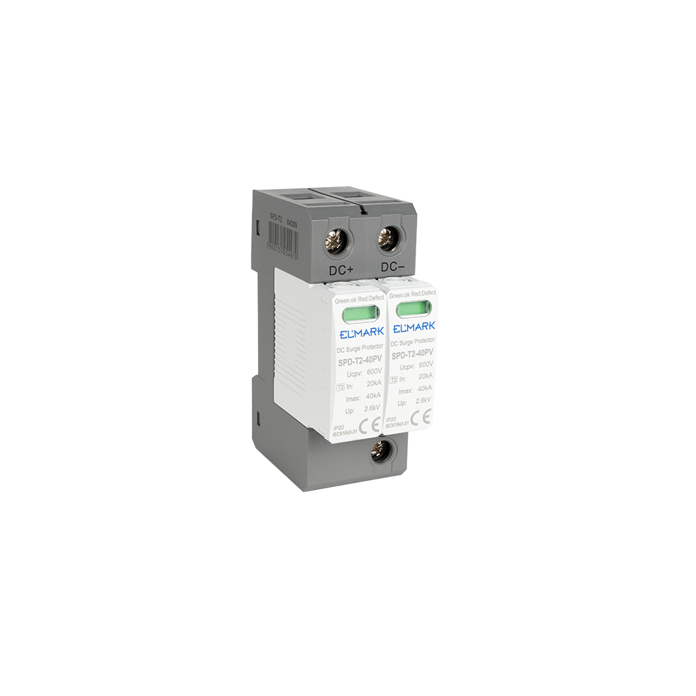 DESCARCATOR T2 2P SPD DC 600V 40kA