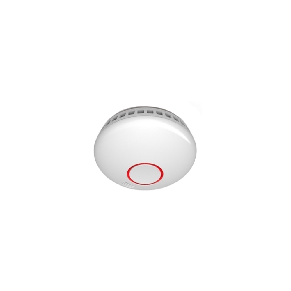 Detector de fum CYRUS wireless cu det. căldură integrat, alb