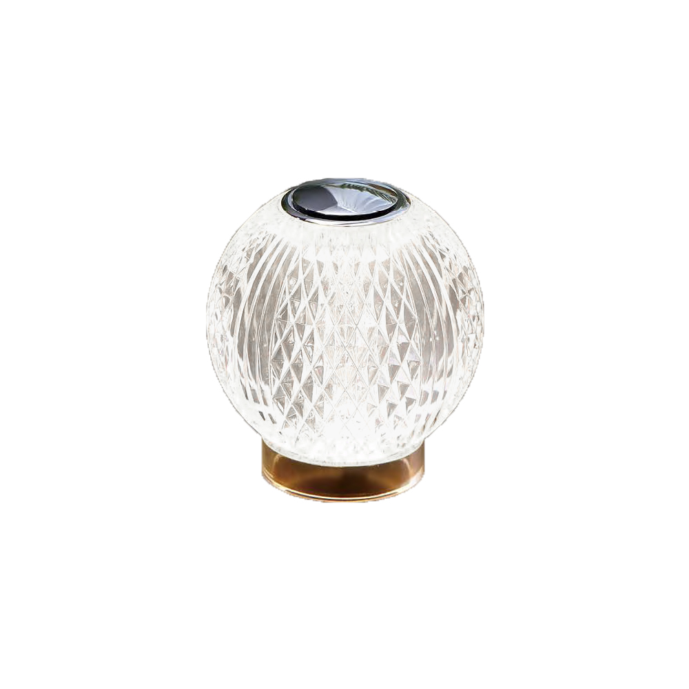 DIAMOND LED TABLE LAMP 2W 3000K DIMMABLE, GOLD
