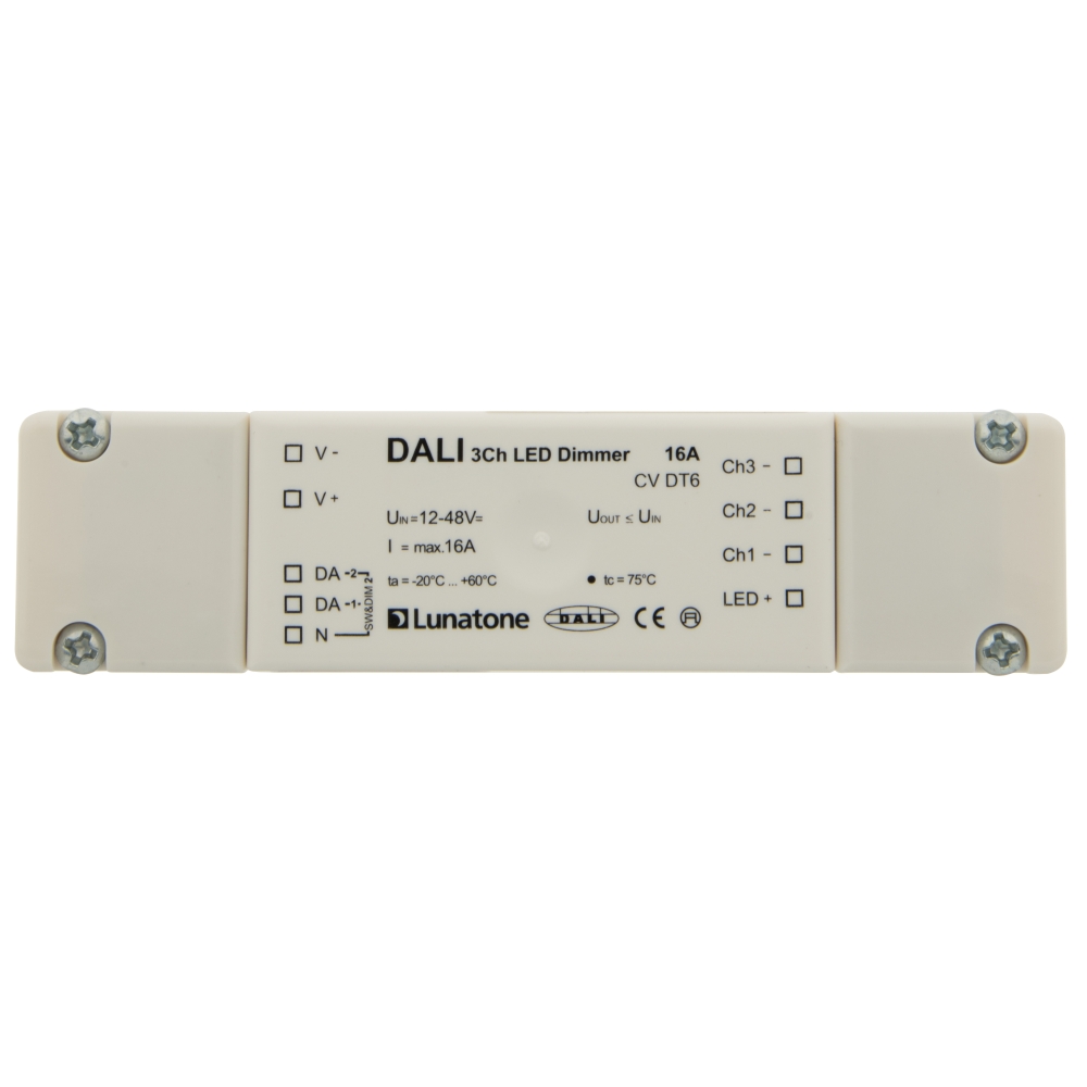 Dimer DALI PWM RGB LED, 10A, 120W/12V, 240W/24V