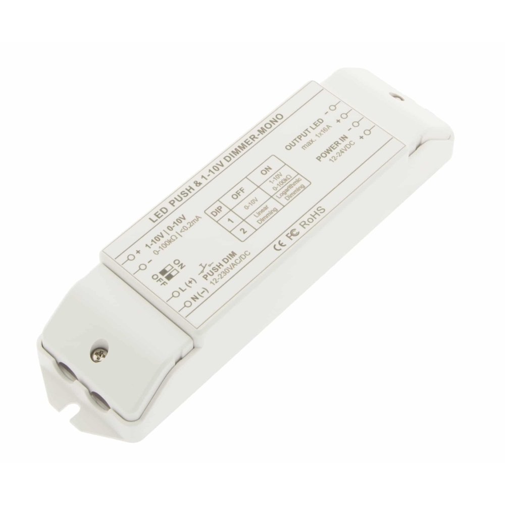 Dimer Led Push & 1-10V Mono