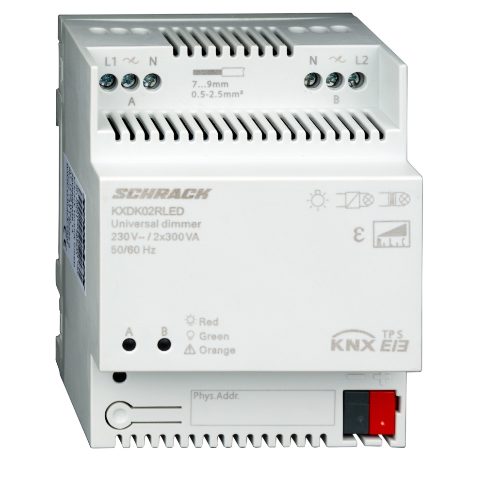 Dimer universal, 2 x 300VA, 230V c.a. (pt. LED-uri)