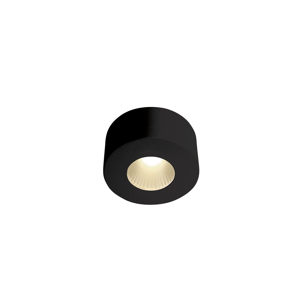 Disk LED 7W 500lm 3000K 40&deg; 220-240V IP20 negru
