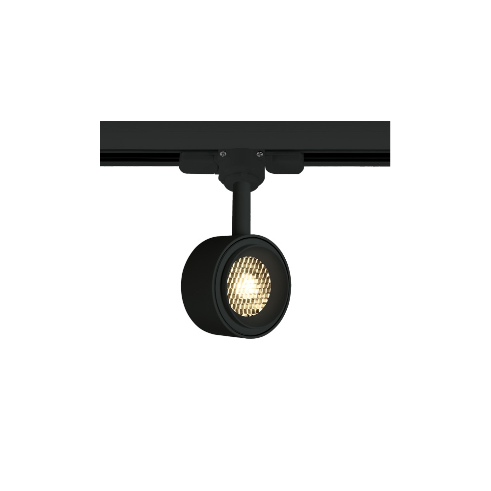 Disk Track 1 LED 8W 600lm 3000K 36&deg; 230V Triac IP20 negru