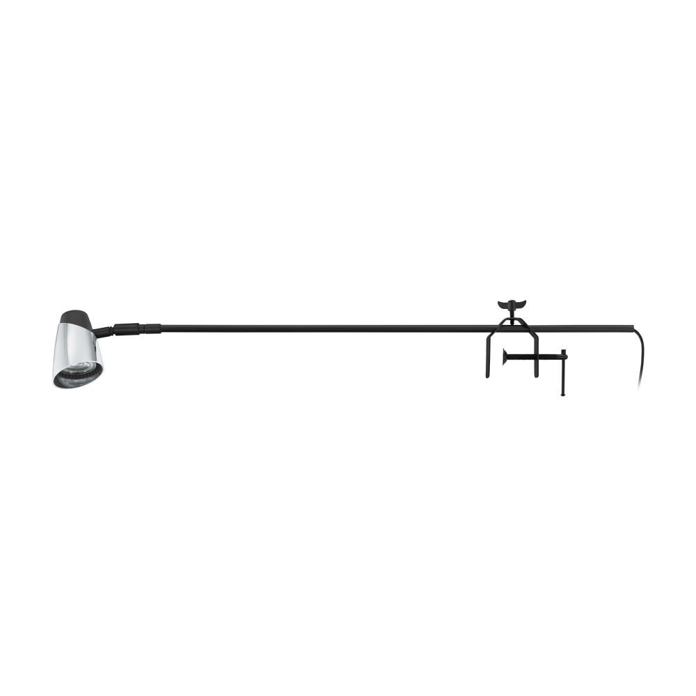 Display luminaire Clamping device 35W GU10 black IP20