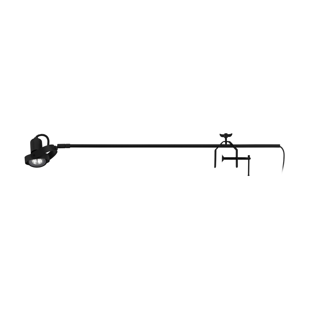 Display luminaire Clamping device 35W GU10 black IP20