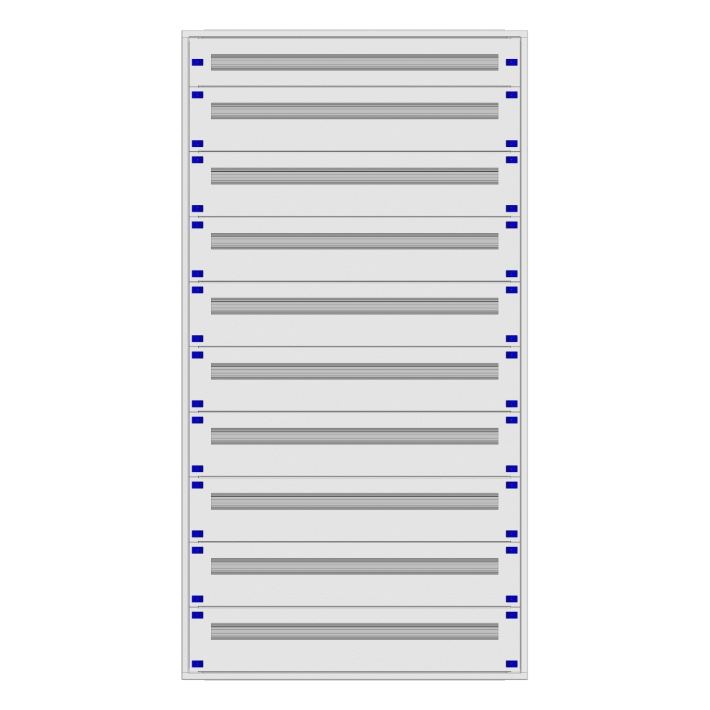 Distribution board insert KVN 40mm, 4-39K, 10-rows