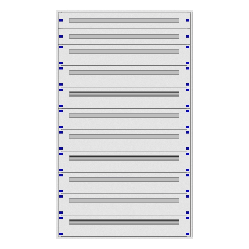 Distribution board insert KVN 60mm, 5-42K, 11-rows