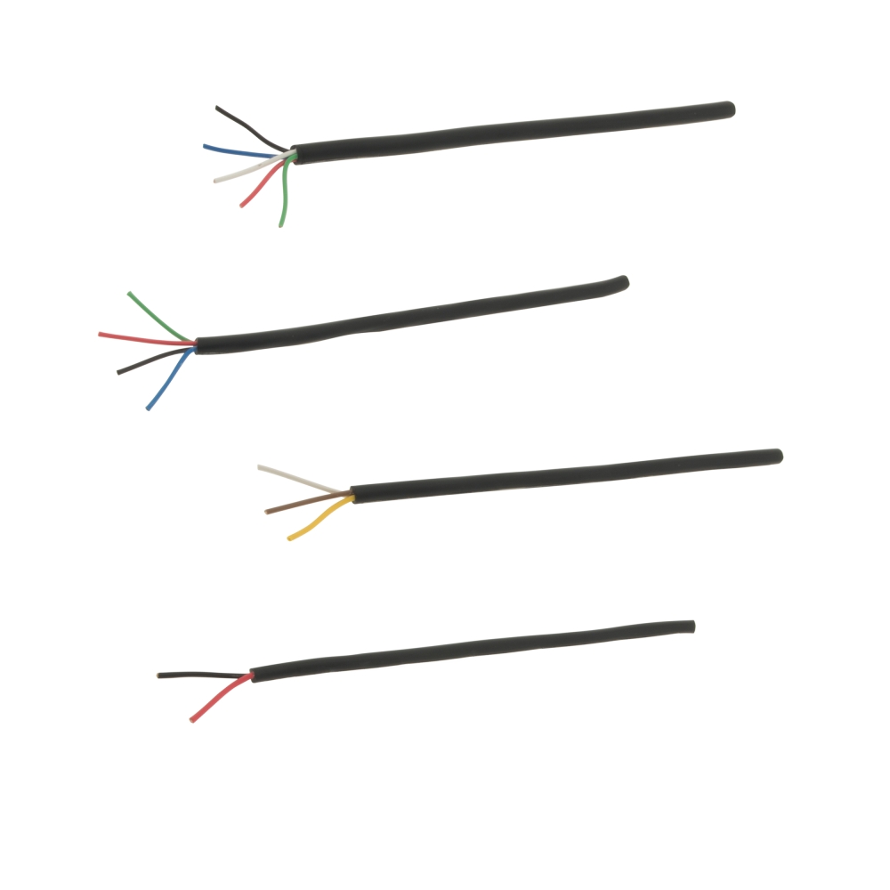 Double-isolated cable RGB 4-polig 0,5mm&sup2; Black