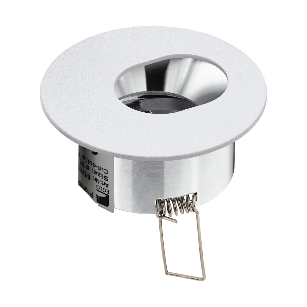 Downlight "Zigo" / Geh&auml;use / Ellipse max. 35W white IP20