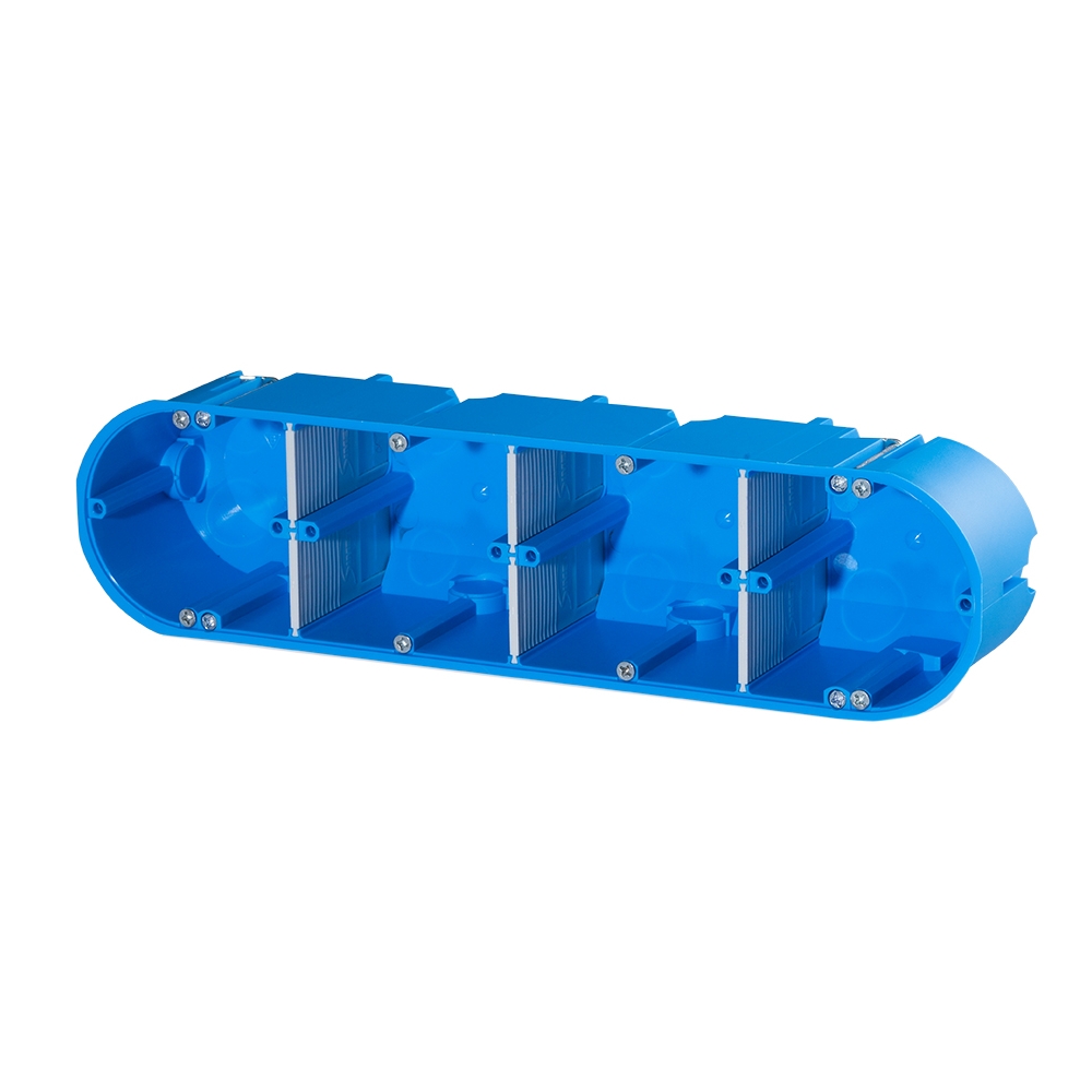 Doză de aparat pentru perete gips carton, cvadruplă
