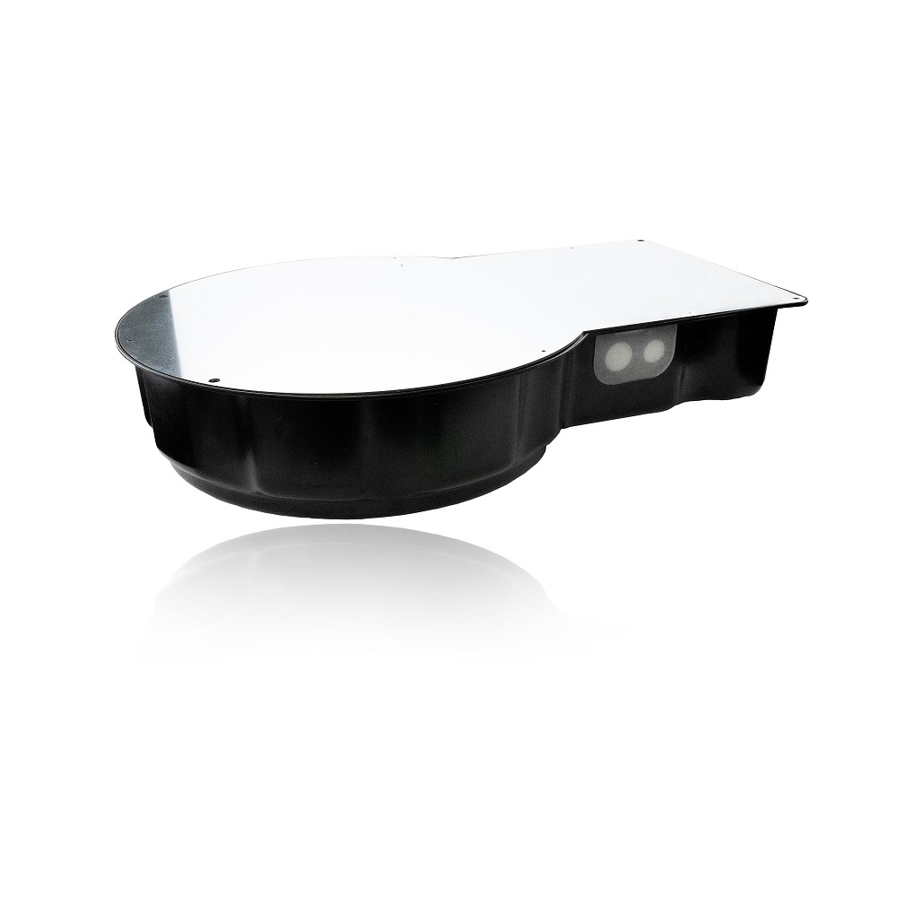Doză mare &Oslash; 306mm cu placa de 15mm din fibră minerală