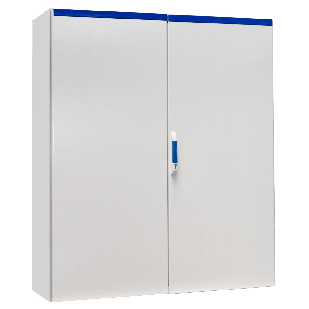 Dulap compact cu două uşi, 1800x1600x400mm, RAL 7035 IP54
