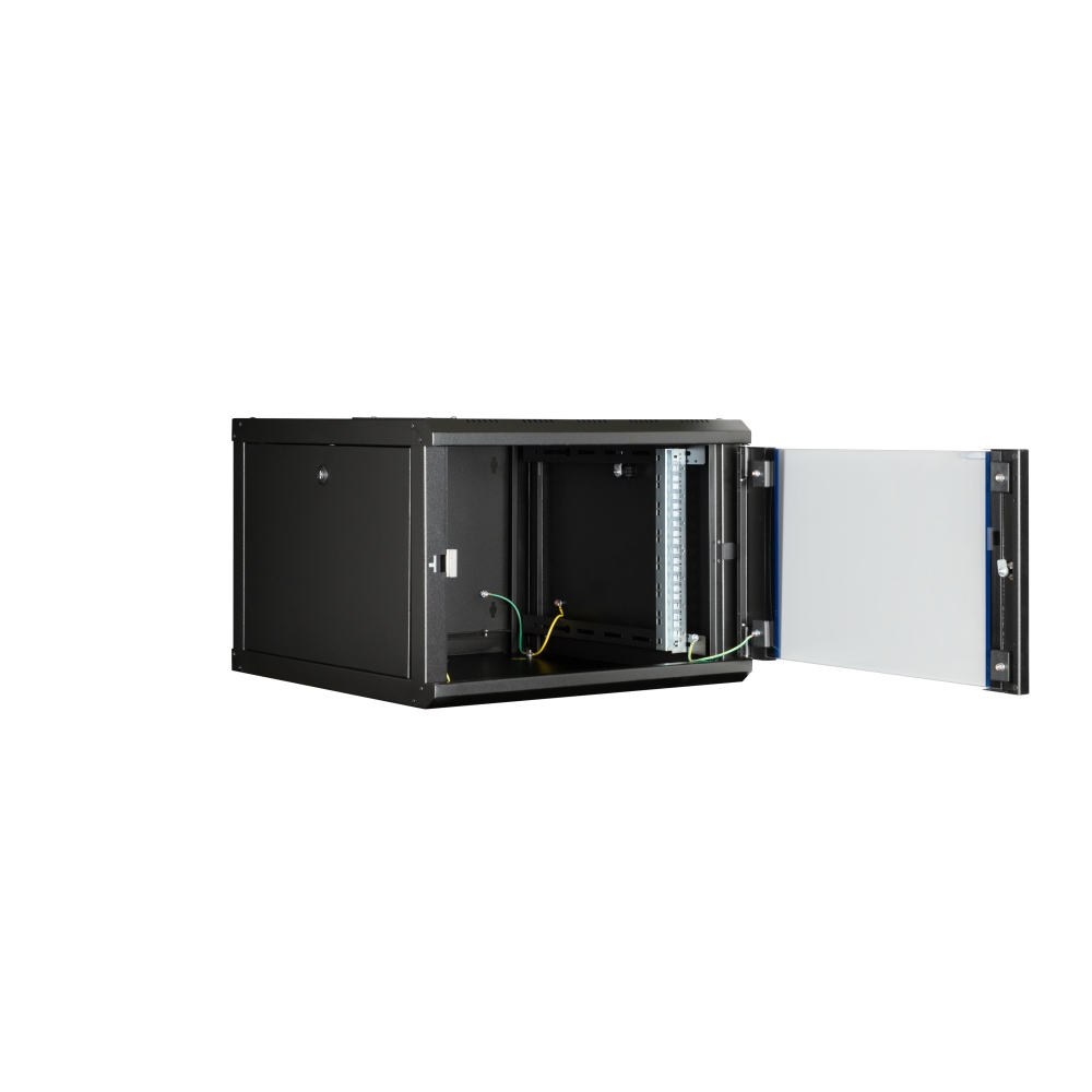 Dulap de perete DTW, 7U H=423 x W=600 x D=600, 19", negru