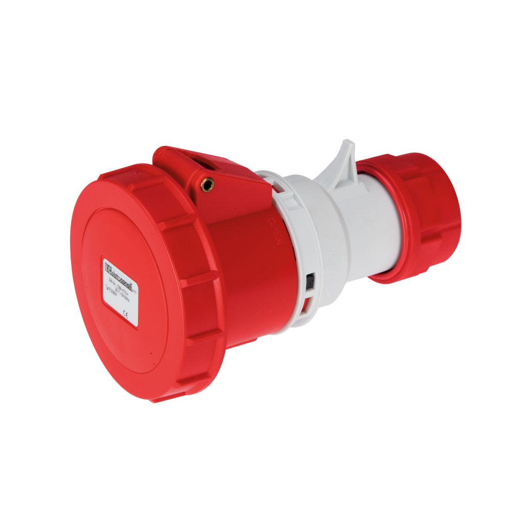 EC690 STRAIGHT SOCKET 63A IP67 3P+N+E 346-415V