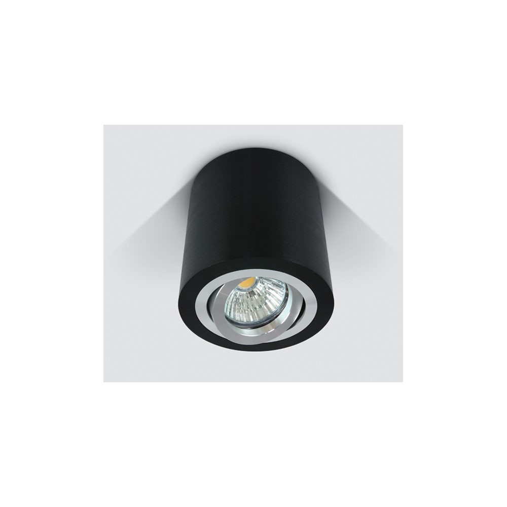 Edda Round-CL MR16, GU10, 10W, 230V, adjustable, negru