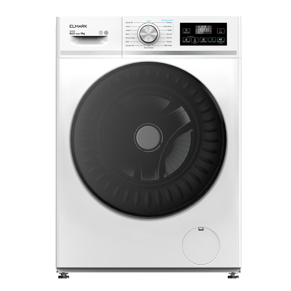 EL-1441DP WASHING MACHINE 10KG BLDC MOTOR, WHITE