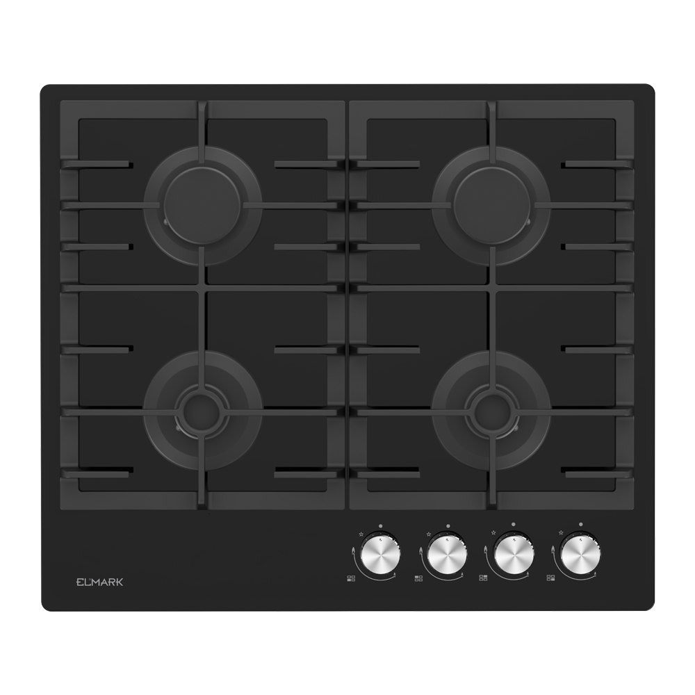 EL-60GH096 GLASS GAS HOB 60CM