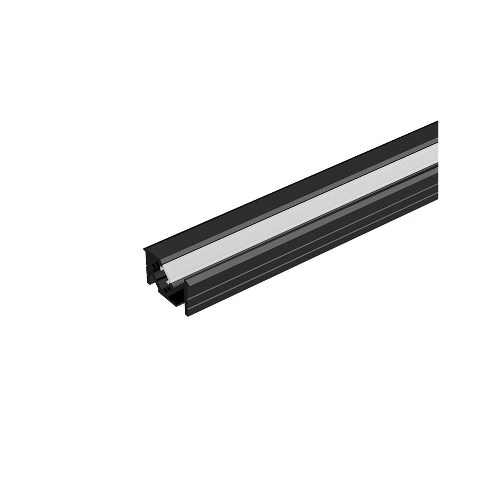 EL-82CR SHELF PROFILE FOR LED STRIP 2.5M, BLACK