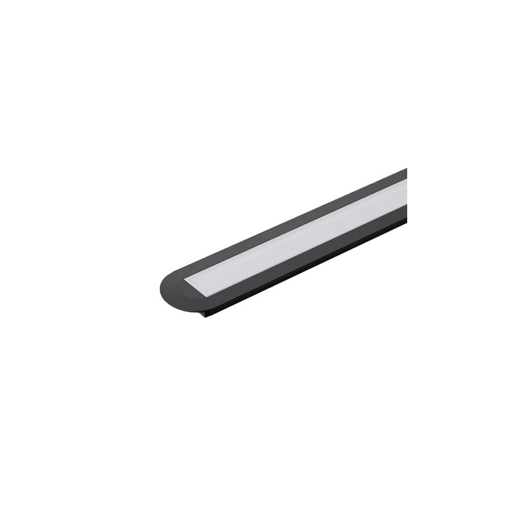 EL-87ECCR END CAP FOR PROFILE EL-87CR BLACK, SET