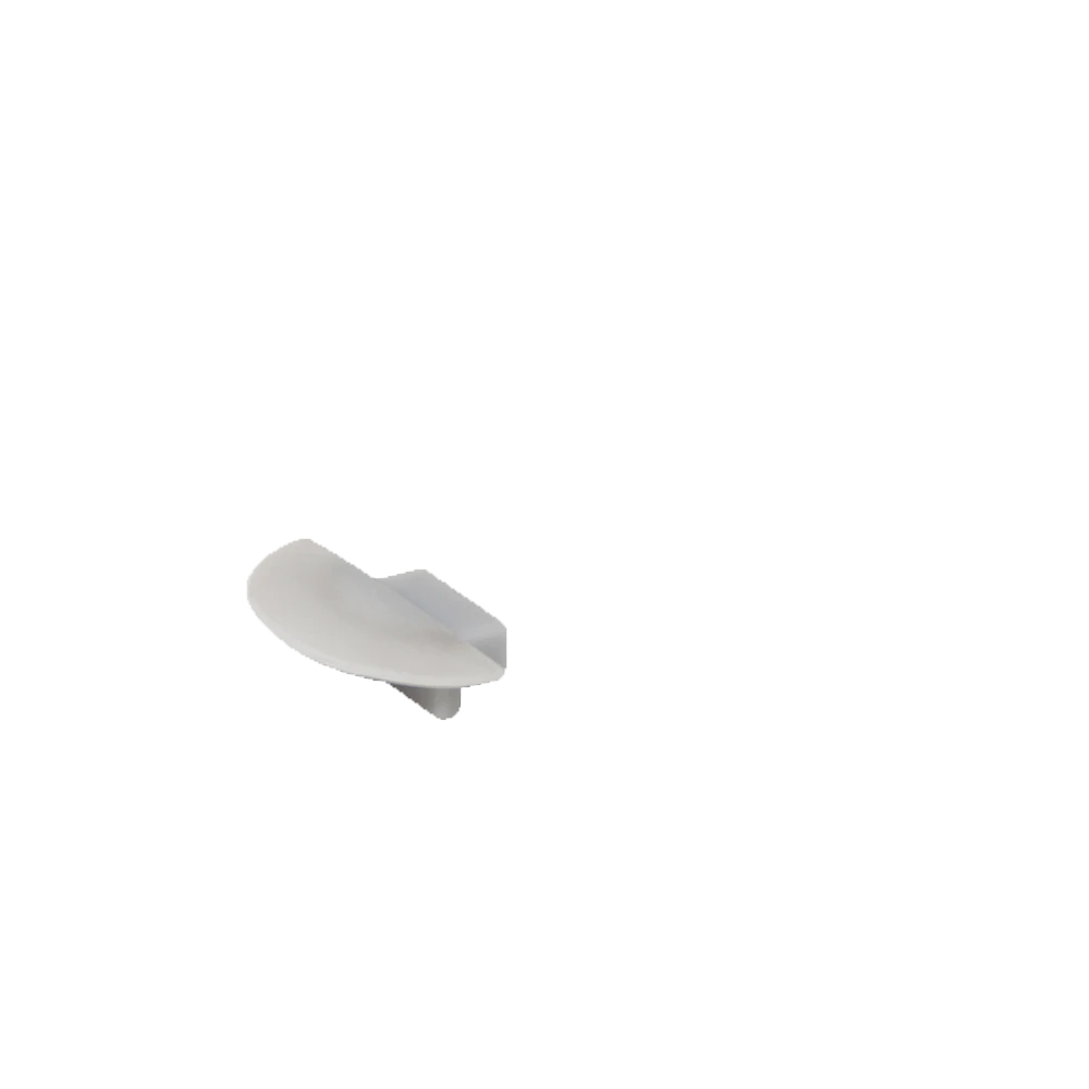 EL-87ECCR END CAP FOR PROFILE EL-87CR SILVER, SET