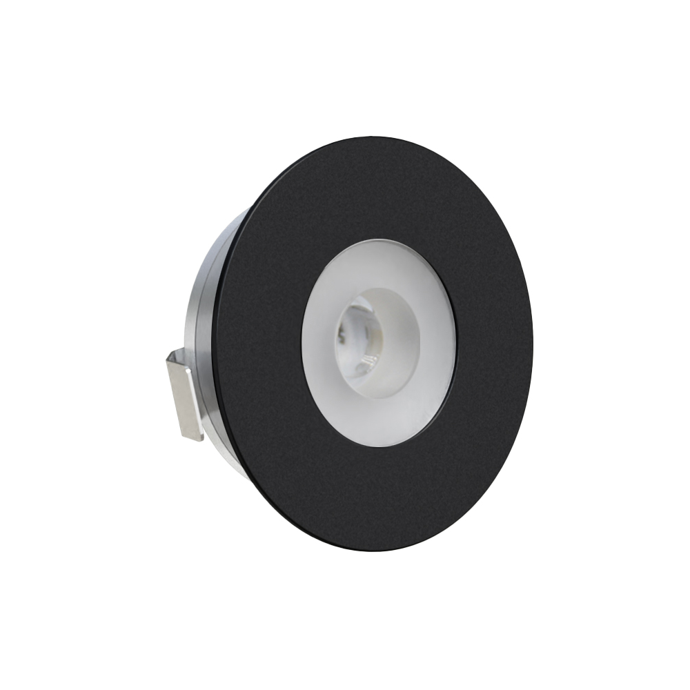 EL-CB28 LED CABINET LIGHT 12V/1.2W 4000K D36ММ,BL.