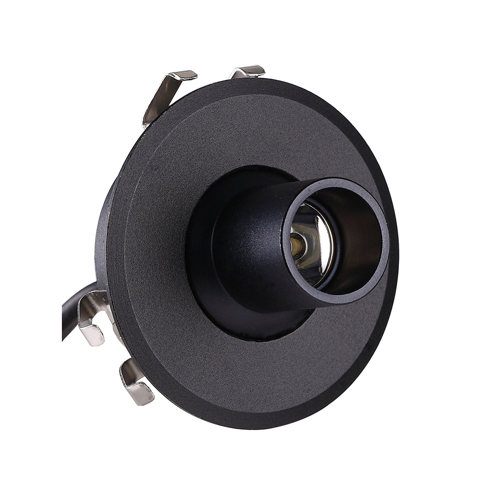 EL-CF03 LED CABINET LIGHT 12V/1W 4000K D39MM, BL.