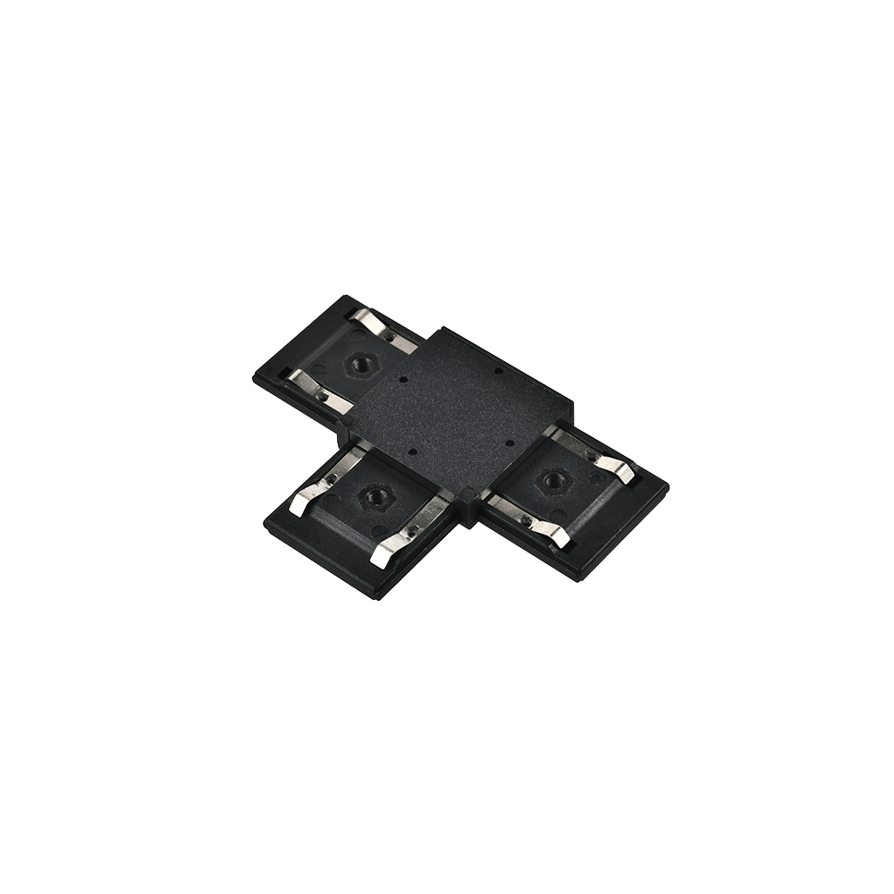 EL-TC 1 COLOUR SERIES T-CONNECTOR FOR RAIL BLACK