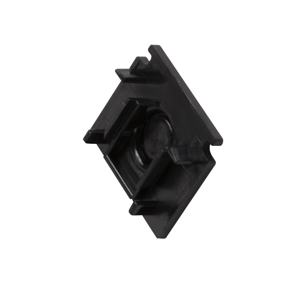 Element de capăt sina, 48V TRACK, negru
