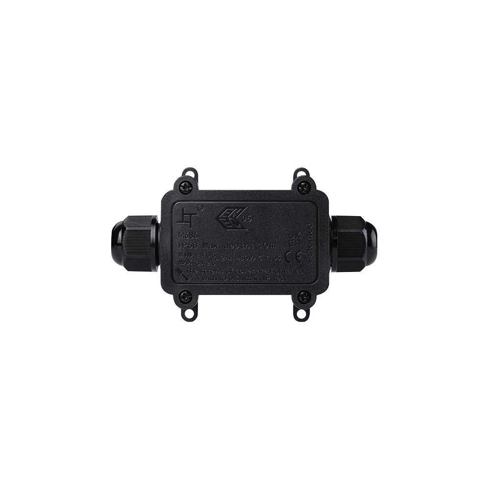 ELMARK JUNCTION BOX 2 ENTRY 450VAC 24A, IP68
