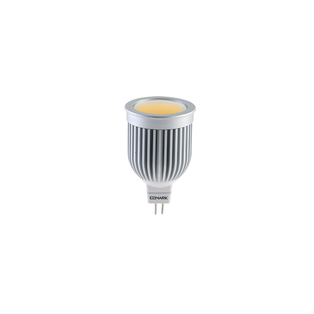ELMARK LEDCOB 5W GU5,3 12V ALB