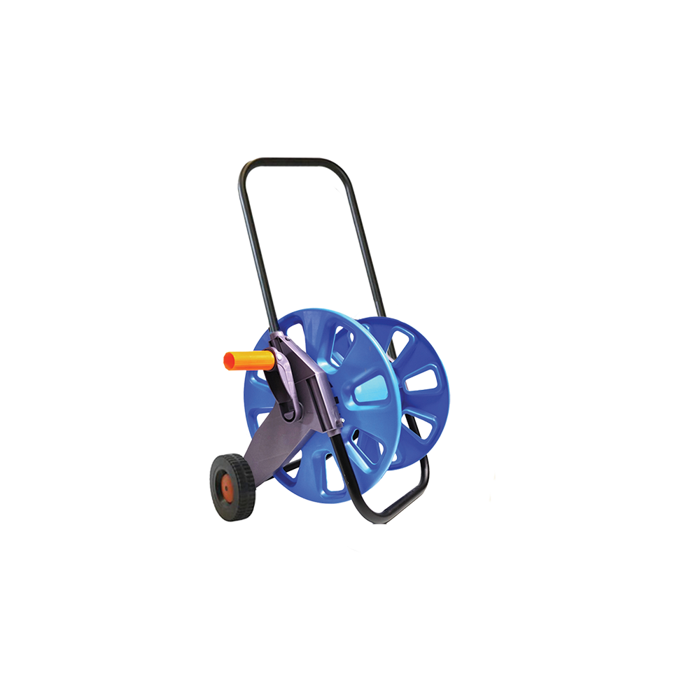 EMPTY HOSE REEL FOR 30M 1/2 WHIT WHEELS, BLUE