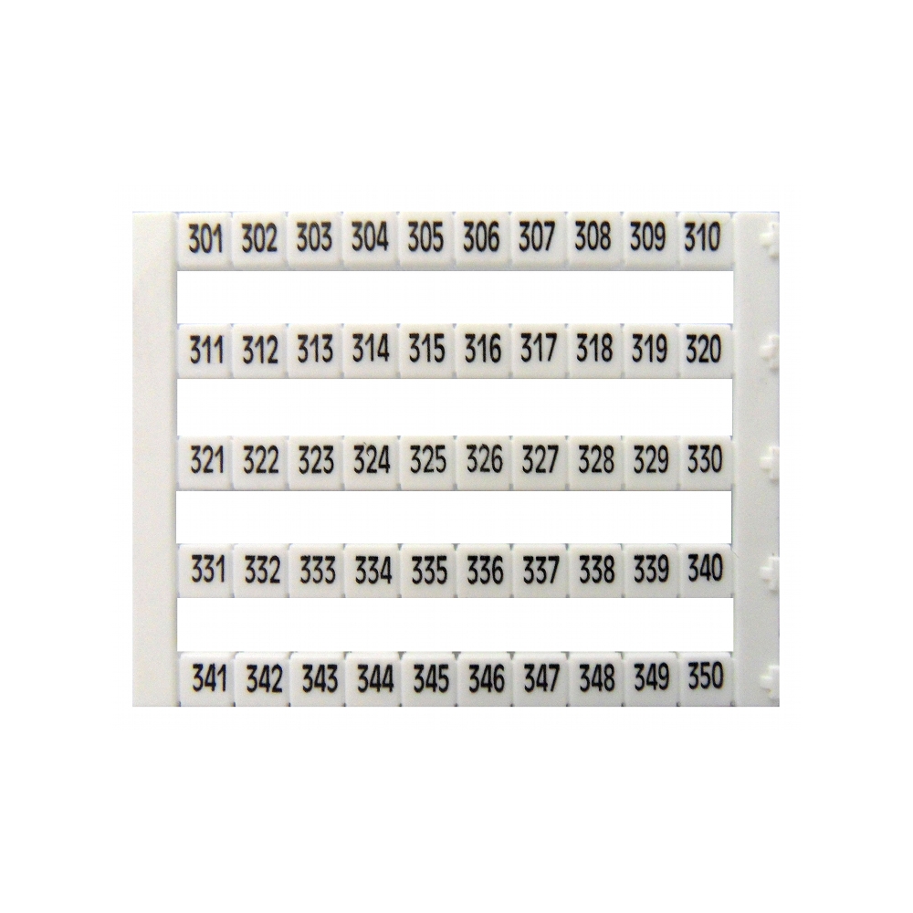 Etichete inscripţ. oriz. DEKAFIX DY5 301-350 (50 etichete)