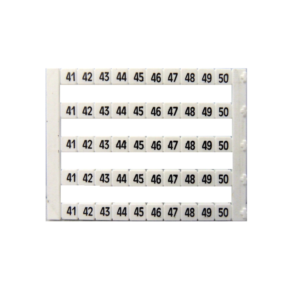 Etichete inscripţ. oriz. DEKAFIX DY5 41-50 (50 etichete)