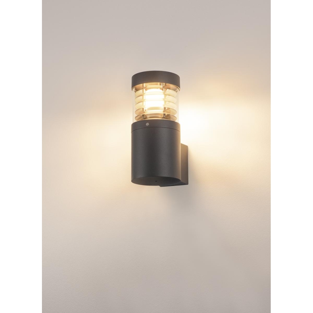 F-POL WALL de perete, E27, max. 20W,rotund, anthracit
