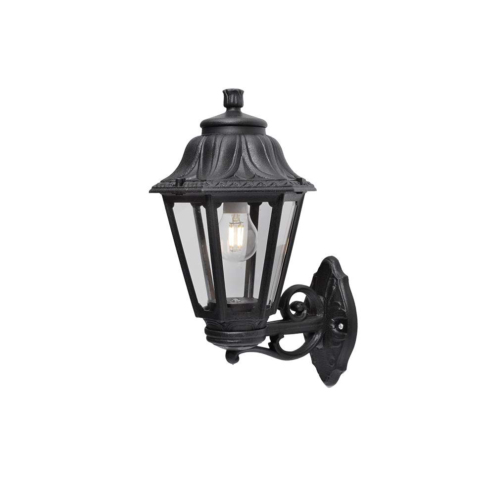 FELINAR ANNA 120 NEGRU ORIENTATA SUS 1XE27