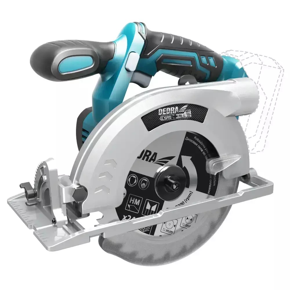 Ferestrău circular 165mm cu acumulator 18v