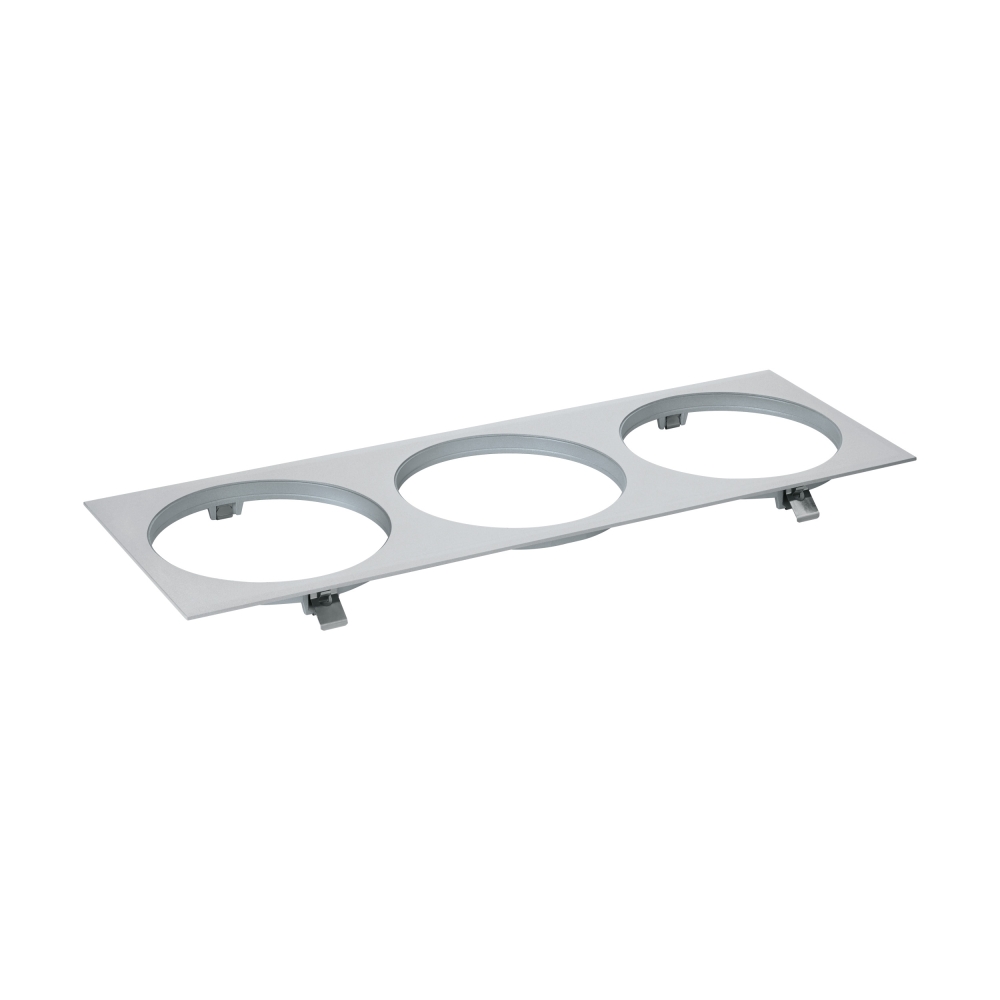 Ferronego Installation frame "111" square / 3-fach silver
