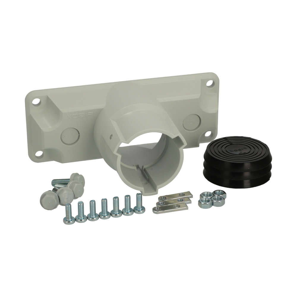 Flanşă cu element de preluare cabluri, măr. 2, 1x30-60mm