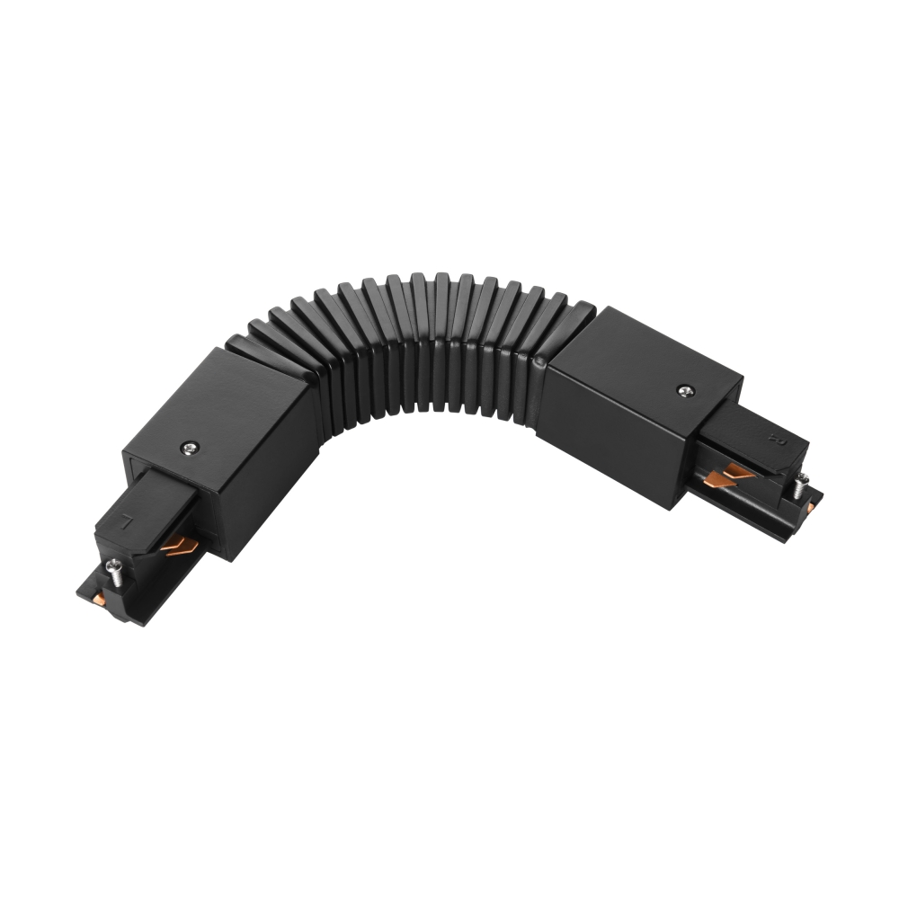 Flex connector black plastic, cable