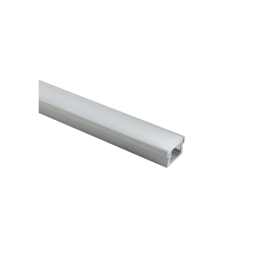 Floor mounting profile 7915R/AL+3mm PC opal capac IP67,2m