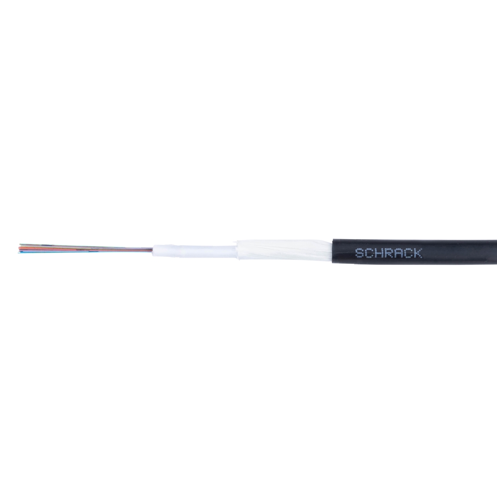 FO de exterior, PE 12x9/125&micro;m OS2, 6mm