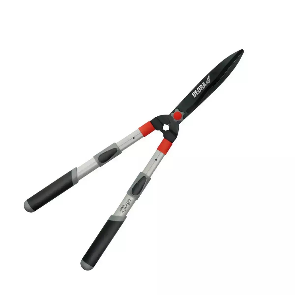 Foarfeci pentru gard viu, tăiere ondulată, m&acirc;ner telescopic