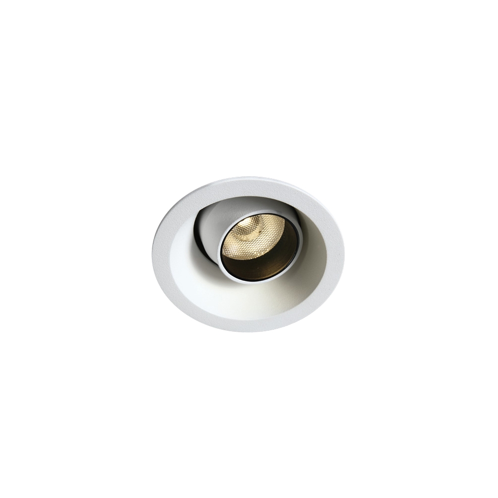 Forio LED Round 6W 540lm 3000K 24&deg; 350mA IP20 alb